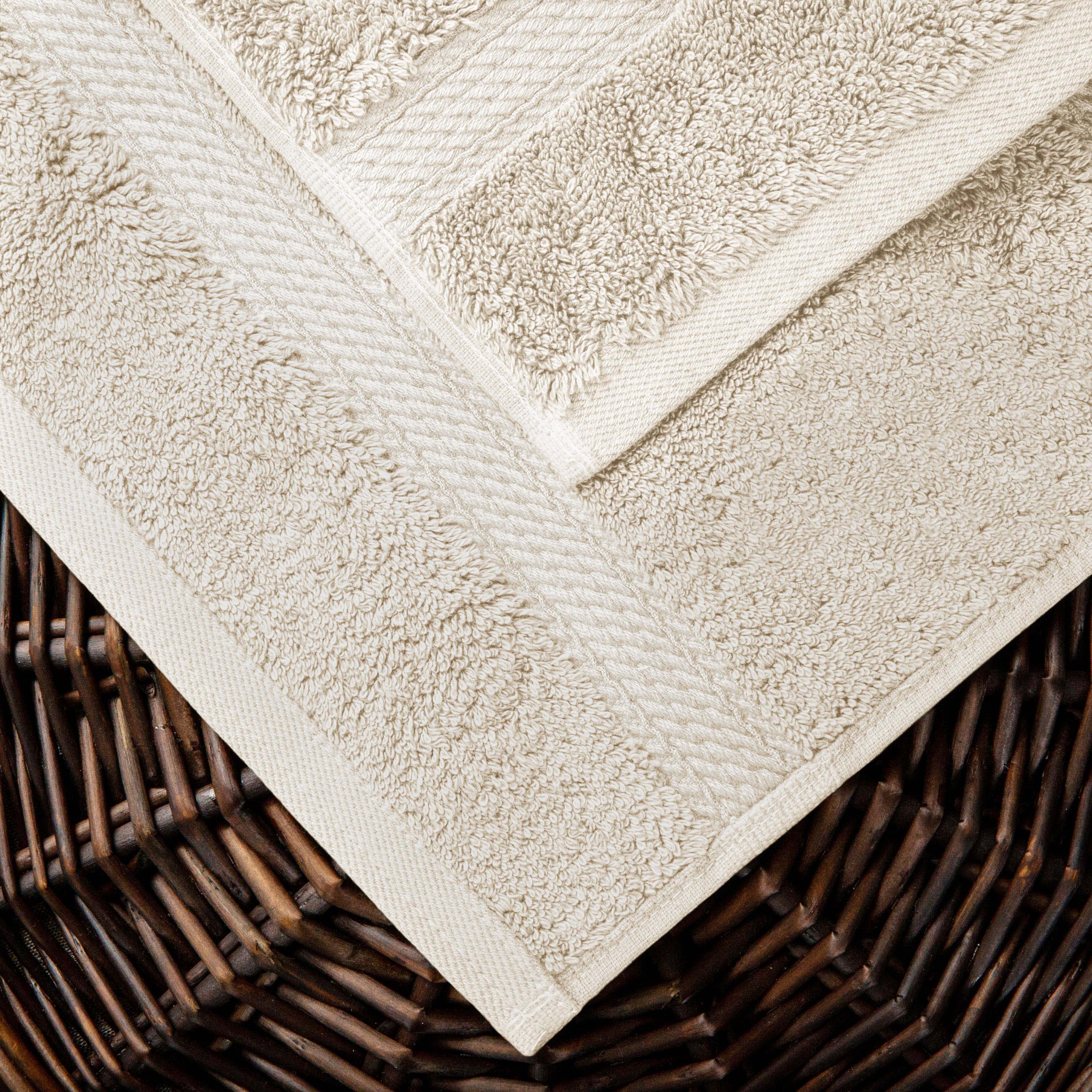 Premium 8-Piece Egyptian Cotton Towel Set - Ultra Soft, Heavyweight & Plush for Bath, Spa & Luxury Home Decor