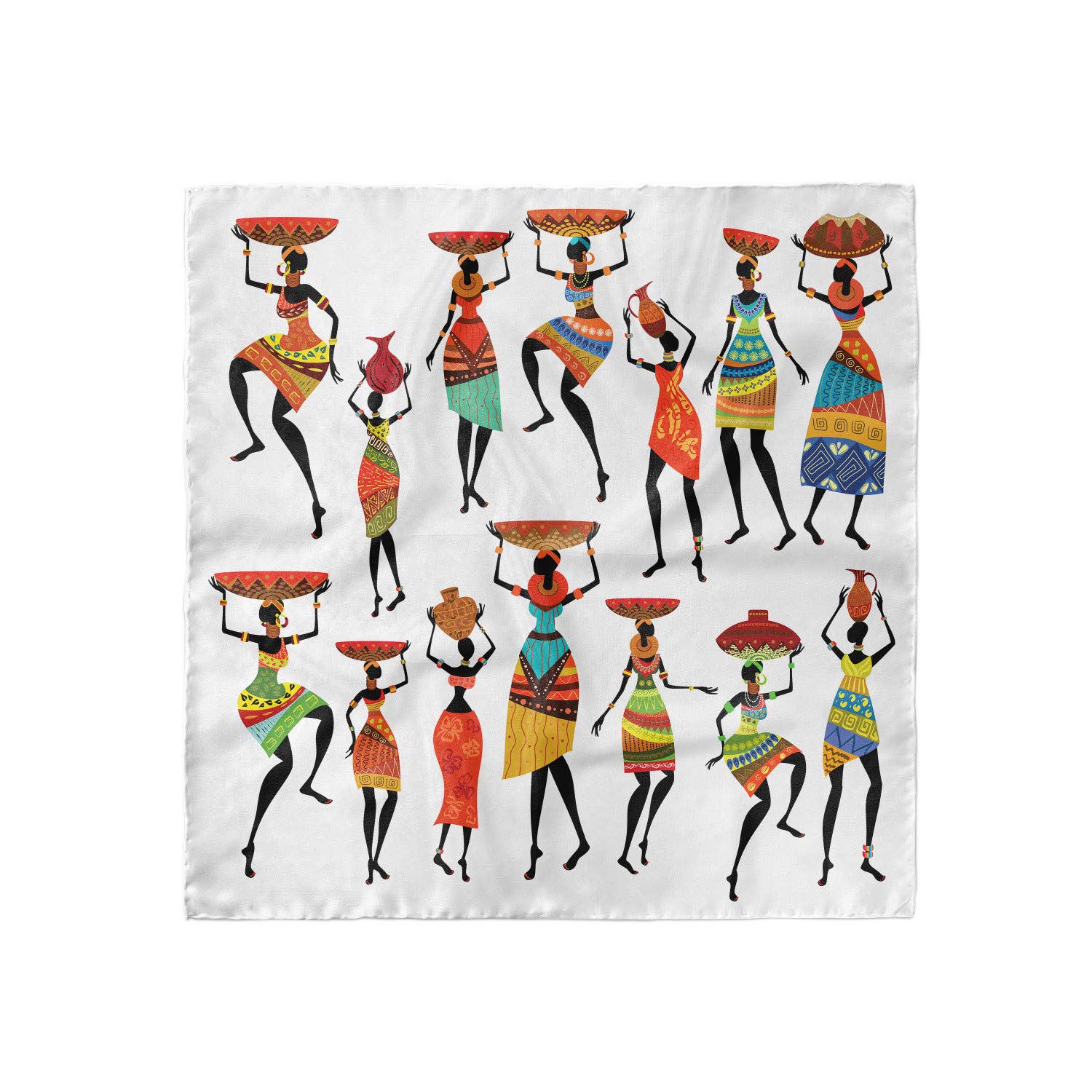 Ambesonne Tribal Hair Scarf for Women - Stylish Head Wrap & Bandana - Perfect for Yoga, Beach, and Everyday Fashion Accessory