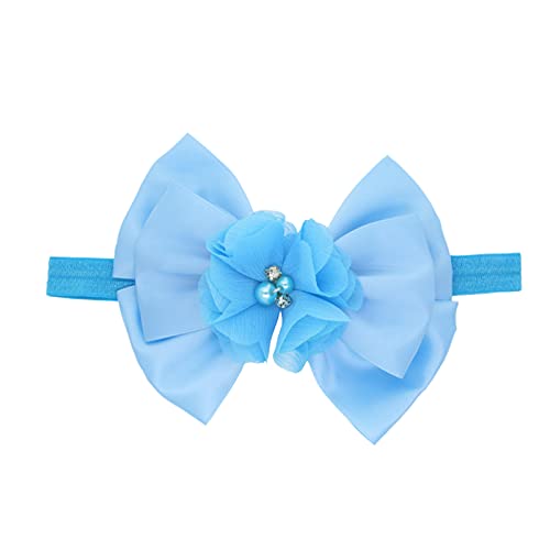 Stretchy Knot Nylon Baby Headbands & Bows for Newborn Girls - Soft Hair Accessories for Infants - Perfect for Photography, Birthday Parties & Daily Outfits