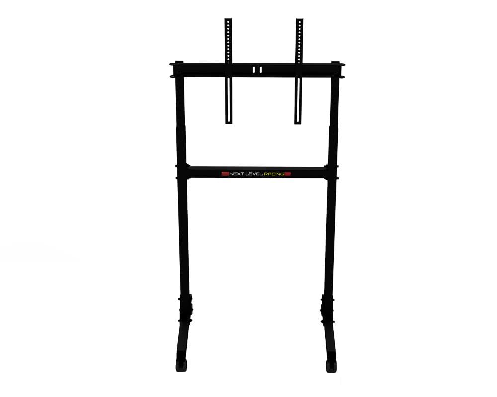 Next Level Racing Free Standing Single Monitor Stand (NLR-A011) - Adjustable Height for Gaming & Work Setup - Perfect for PC, Console & Sim Racing