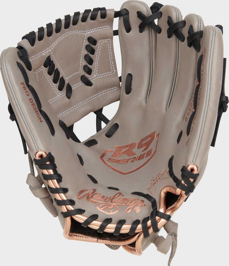 Rawlings R9 Series 11.5 Inch Contour Fit Fastpitch Softball Glove for Women & Youth - Perfect for Infield & Outfield Play