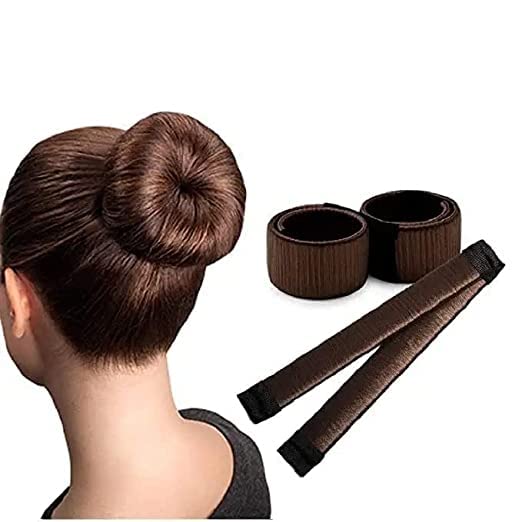 French Twist Bun Maker & Ponytail Holder - 2 Pack Hair Styling Tool for Women & Girls | Easy Updo & Ponytail Accessories for Everyday, Work & Special Occasions