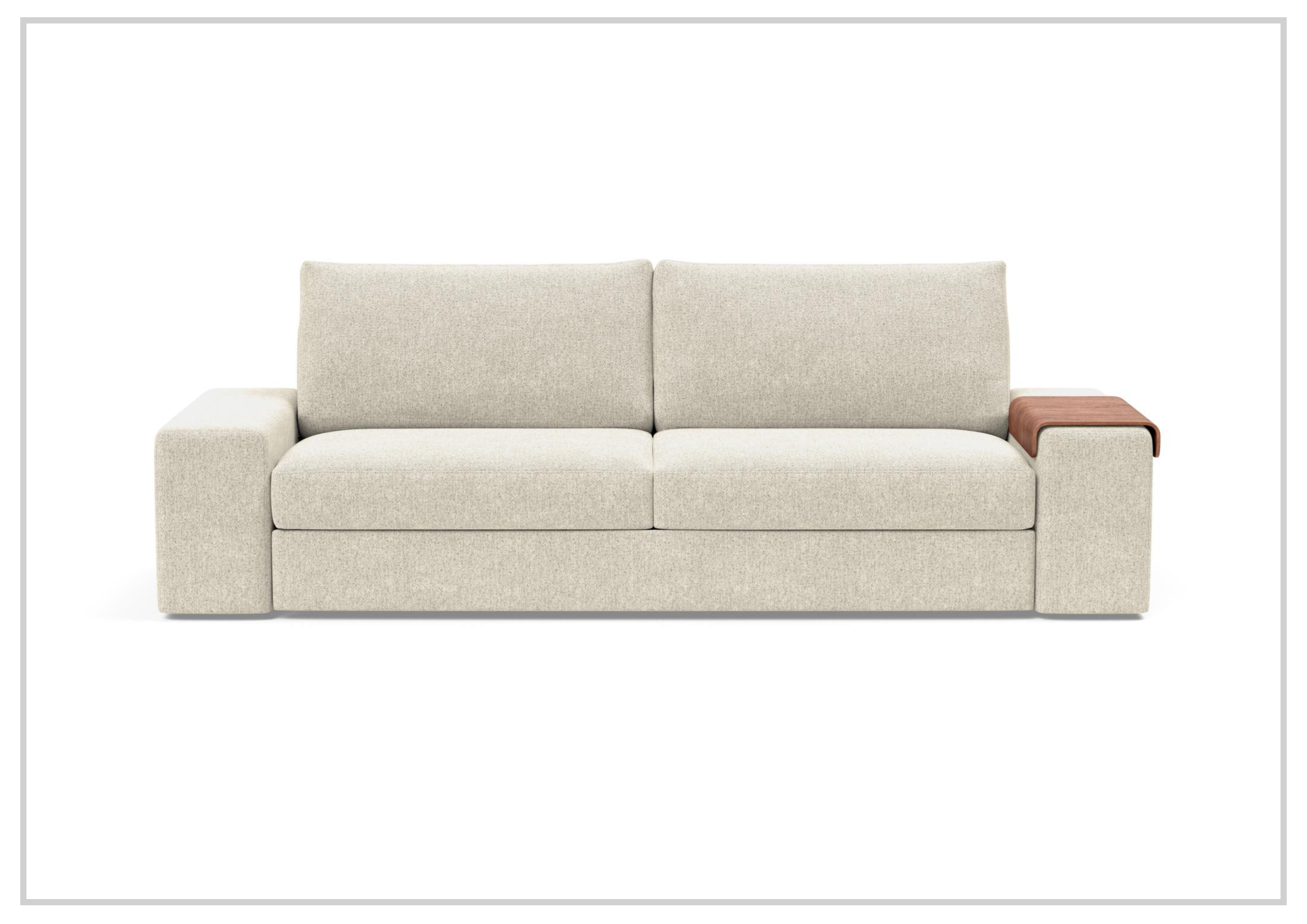 Innovation Living Vilander Full-Size Fabric Sofa Bed - Convertible Sleeper Sofa for Small Spaces, Guest Room & Apartment Living | Comfortable Modern Futon with Storage