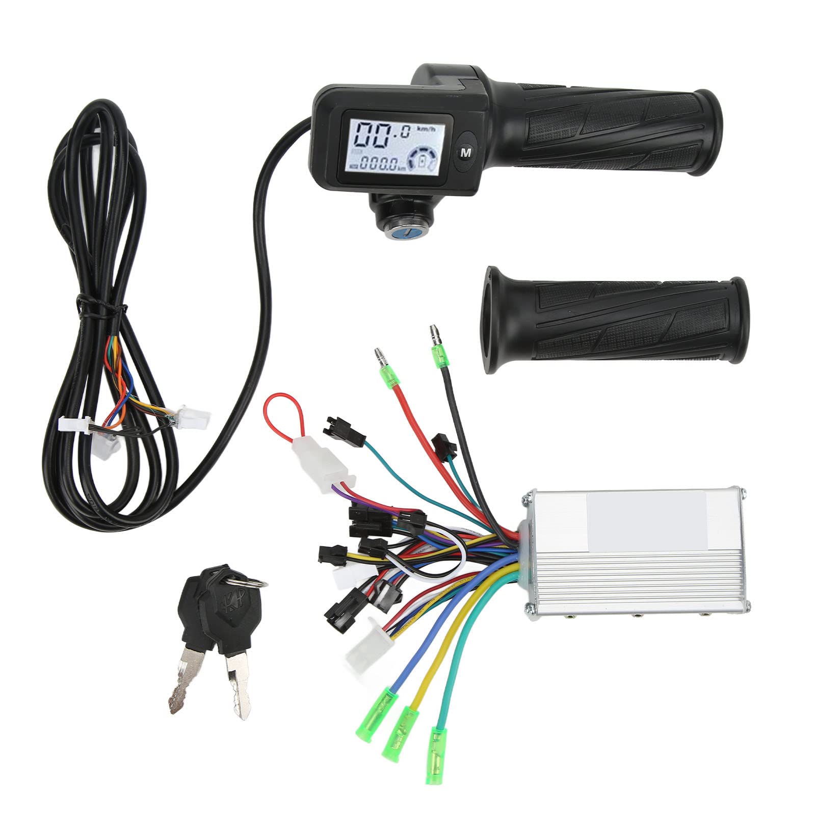 36V 48V 350W Brushless E-Bike Controller with LCD Panel for Electric Bike Upgrades & DIY Modifications