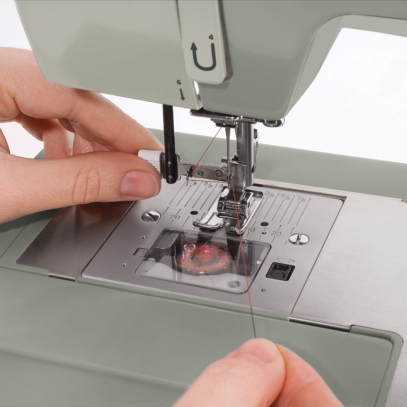 SINGER 4452 Heavy Duty Sewing Machine with Carrying Case - Gray & Black | Perfect for Home Sewing, Quilting, and DIY Projects | Professional-Grade Stitching for Fabrics, Denim, and Leather