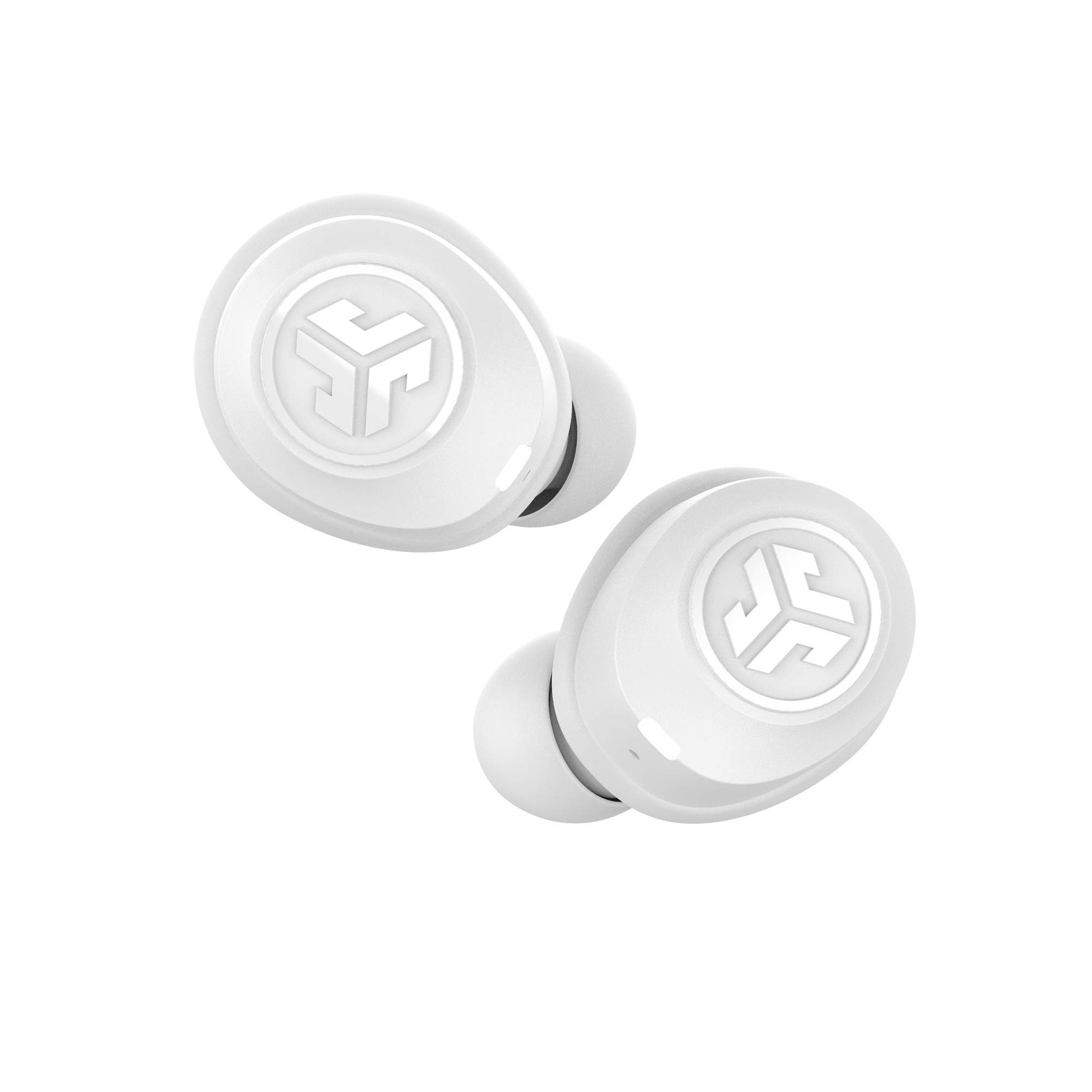 JLab Audio JBuds Air True Wireless Signature Bluetooth Earbuds with Charging Case - White | Wireless Earbuds for Running, Workout, Gym & Travel | Noise Isolating & Long Battery Life