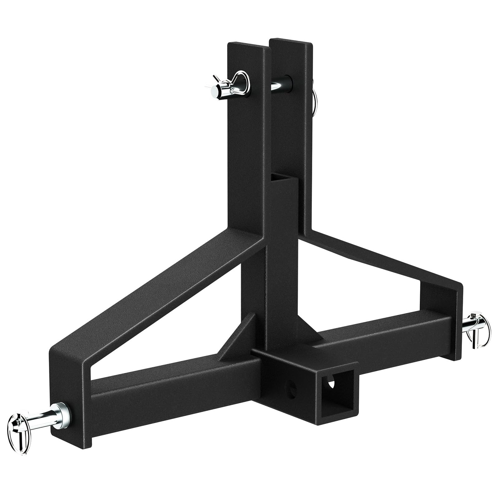 Heavy Duty GARVEE 3 Point Quick Hitch Receiver - Category 1 Tractor Compatible, 2 Receiver Quick Hitch for Farm Equipment & Subcompact Trailer Attachments - Perfect for Towing, Plowing & Agricultural Work