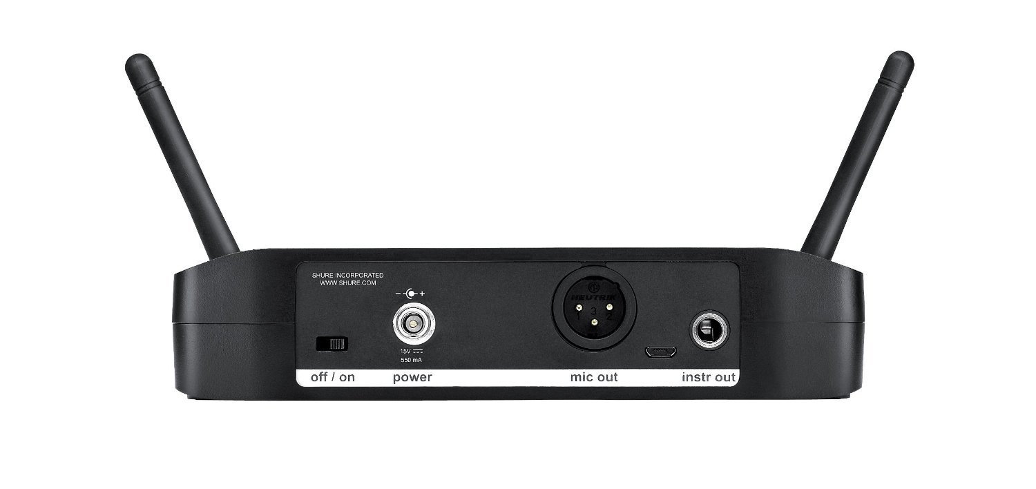 Shure GLXD14/SM35 Digital Wireless Headset Microphone System - Rechargeable with GLXD4 Receiver & GLXD1 Bodypack Transmitter | Professional-Grade SM35 Condenser Mic for Live Performances, Public Speaking & Broadcasting