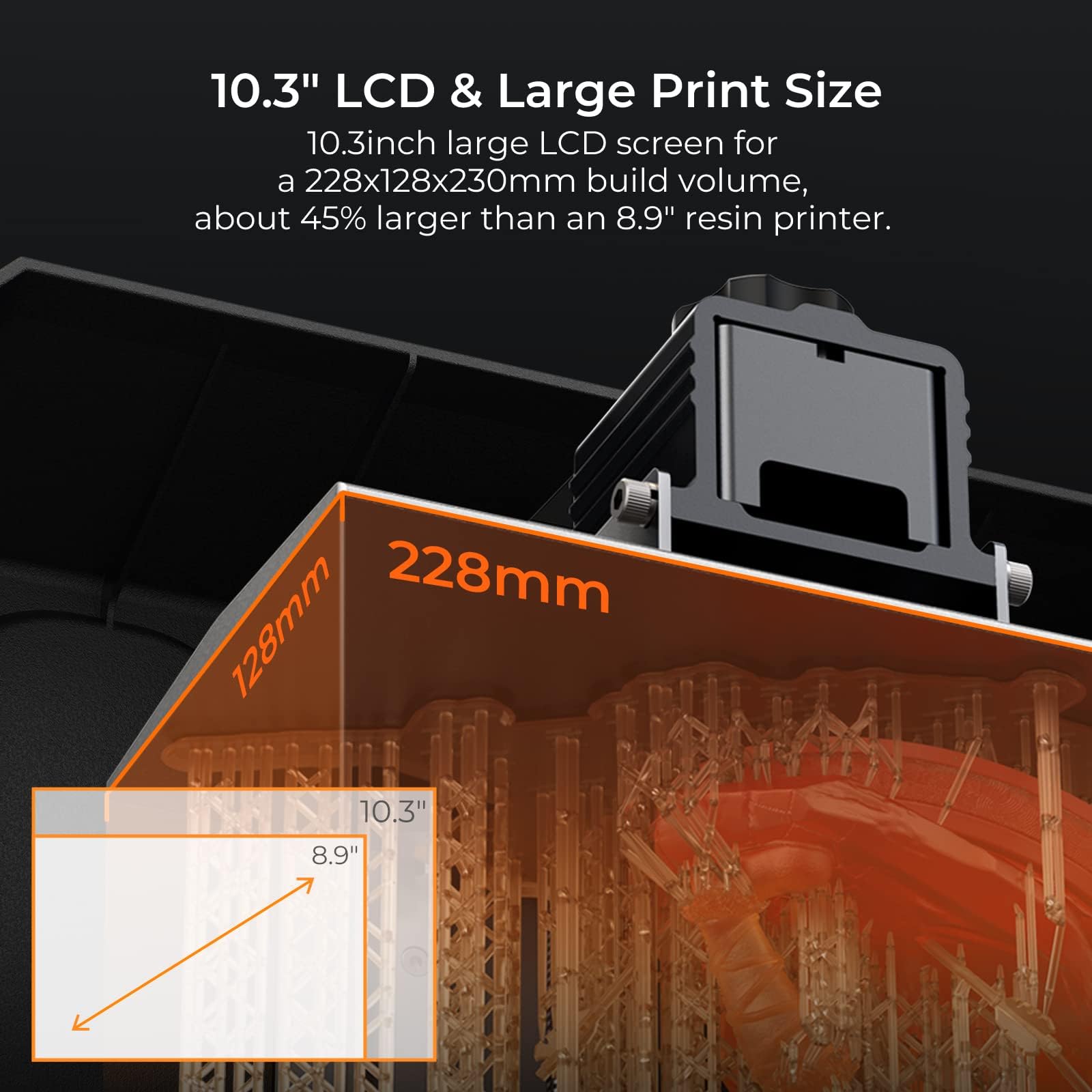 Creality Halot-Mage 8K Resin 3D Printer - 10.3