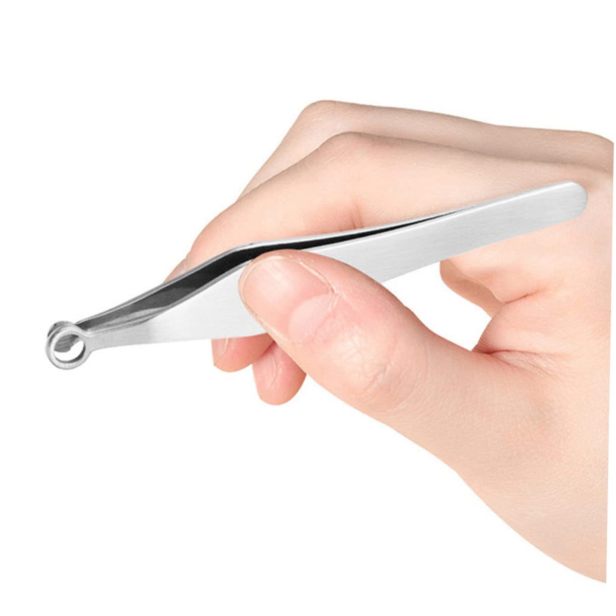 Professional Stainless Steel Nose Hair Scissors & Facial Grooming Kit for Men - Nose Trimmer, Eyebrow Tweezers, Hair Clips - Perfect for Travel, Home & Salon Grooming