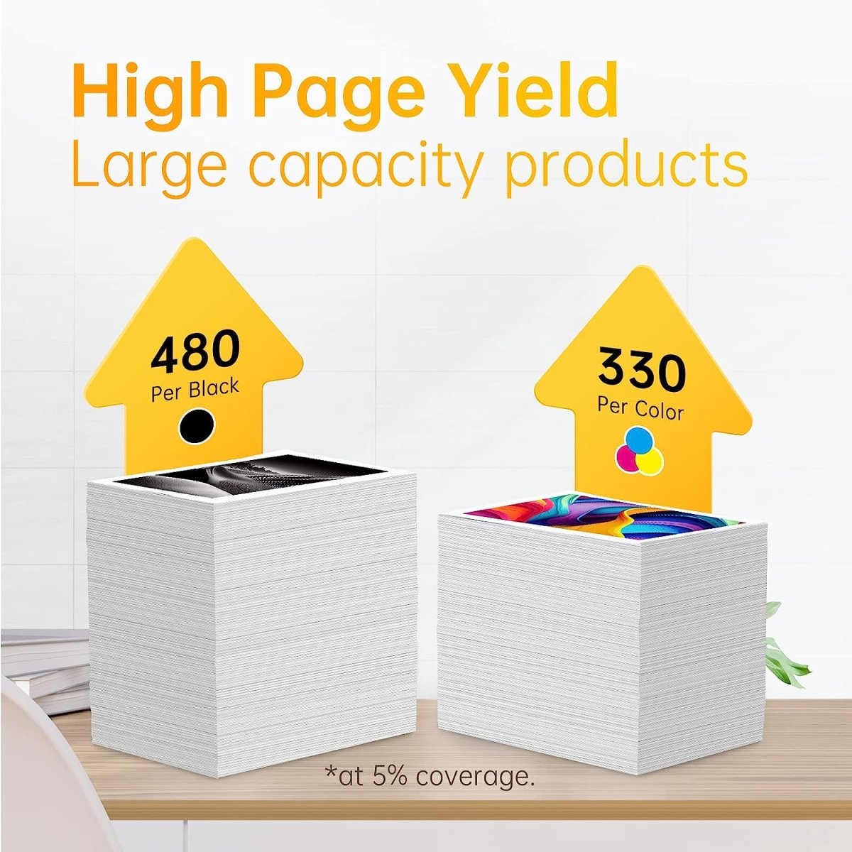 Remanufactured HP 63XL Black Ink Cartridge 2-Pack (F6U64AN) - High Yield Compatible Replacement for HP Envy, OfficeJet Printers - Perfect for Home, Office & School Printing Needs
