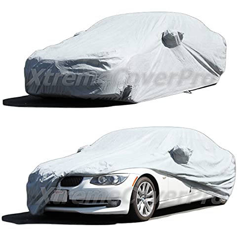 2020-2025 Toyota GR Supra Car Cover - XTREMECOVERPRO Diamond Series Waterproof Outdoor Car Cover (Grey) - All Weather Protection for Rain, Snow, UV Rays - Perfect for Garage, Driveway & Long-Term Storage
