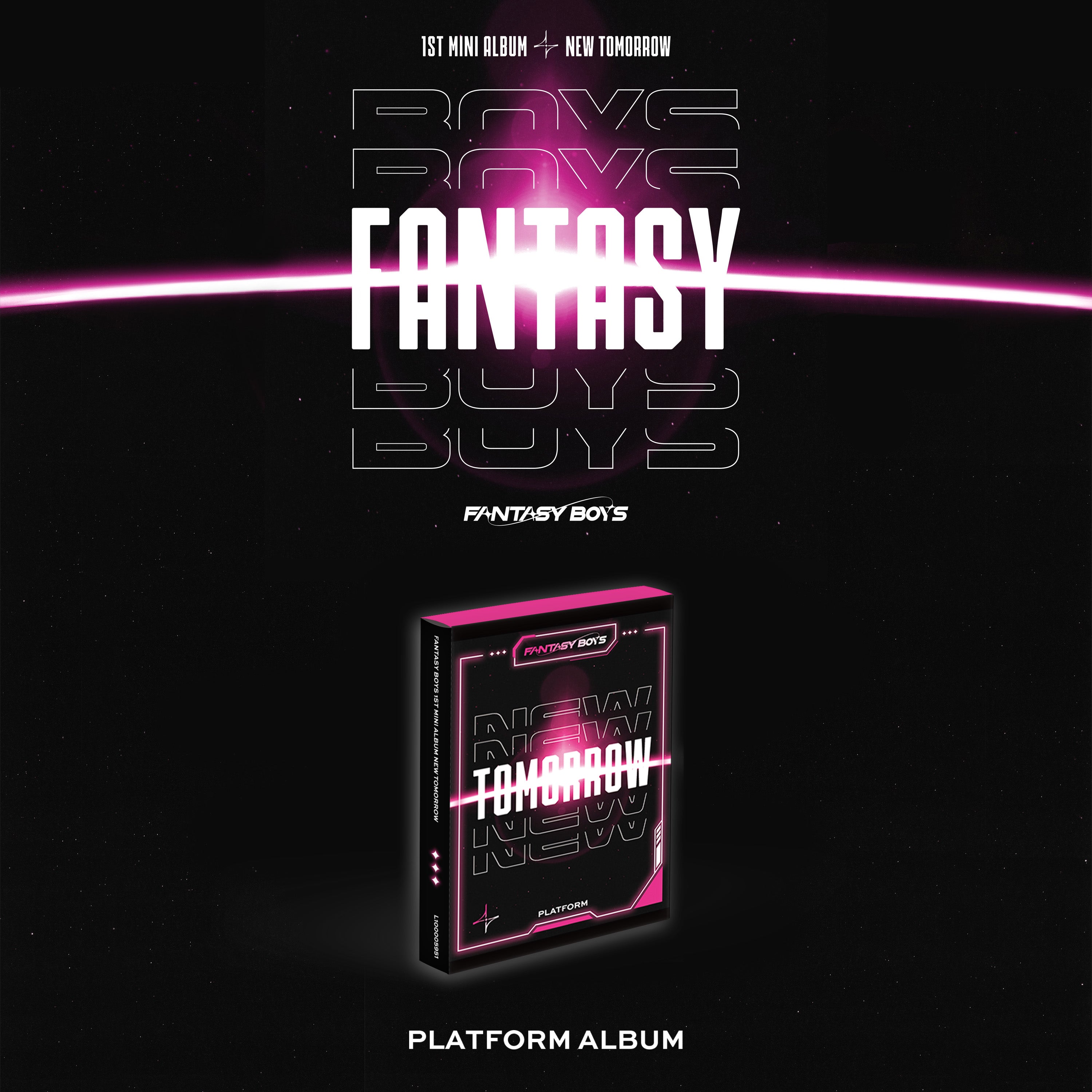 FANTASY BOYS 1ST MINI ALBUM 'NEW TOMORROW' (PLATFORM NEMO) - K-Pop Collectible CD for Fans | Perfect for Gifts, Parties & Music Collections