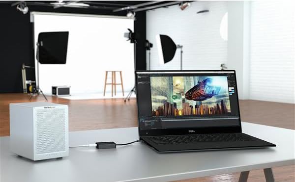 StarTech.com Thunderbolt 3 to Thunderbolt 2 Adapter - 20Gbps TB3 to TB2 Converter for Mac & Windows - Connect Laptops to TB1/TB2 Displays & Devices - Ideal for Video Editing, Gaming & High-Speed Data Transfer (TBT3TBTADAP)