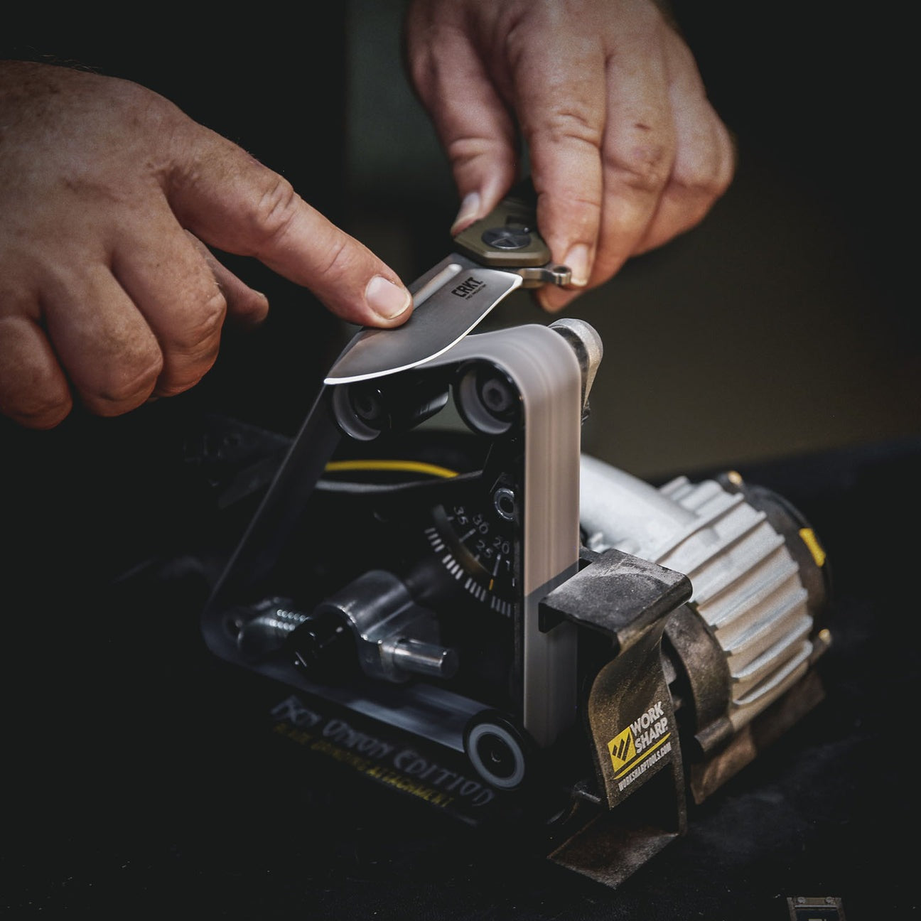 Ken Onion Edition Blade Grinding Attachment - Professional Knife Sharpener Tool for Kitchen, Hunting & Outdoor Use