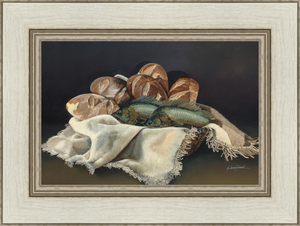 Five Loaves Two Fishes - Biblical Christian T-Shirt for Men & Women - Perfect for Church, Bible Study & Faith-Based Events