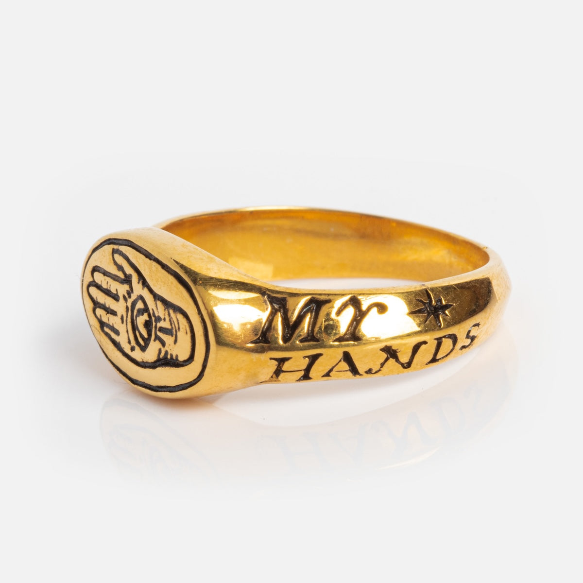 Future In My Hands Signet Ring - Personalized Engraved Silver Ring for Men & Women - Perfect for Gifts, Weddings, and Everyday Wear