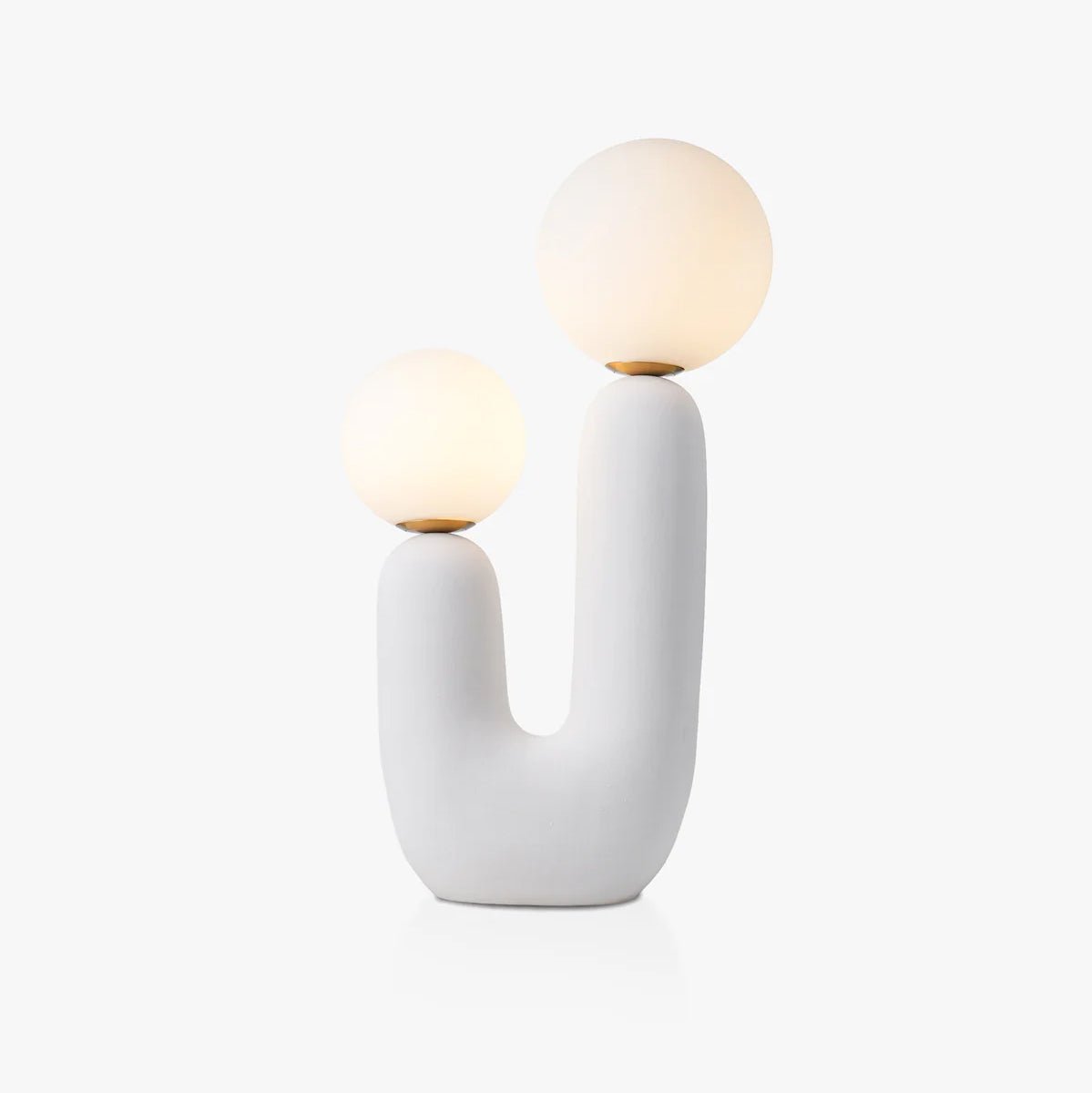 Oo Ceramics Table Lamp - Handmade Ceramic Nightstand Lamp for Bedroom & Living Room - Perfect for Cozy Home Decor & Ambient Lighting