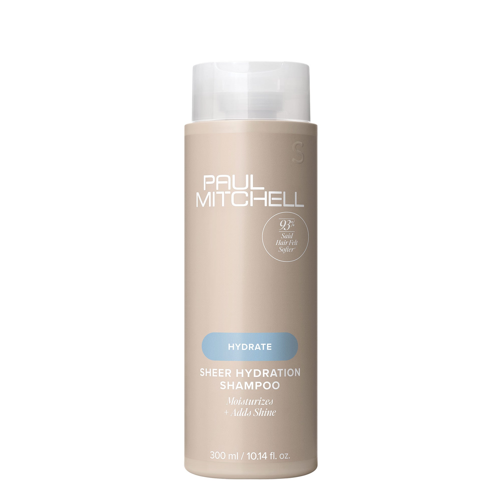 Sheer Hydration Shampoo for Dry Damaged Hair - Sulfate Free Moisturizing Shampoo with Argan Oil & Vitamin E - Best for Color Treated Hair, Daily Hydration & Scalp Care