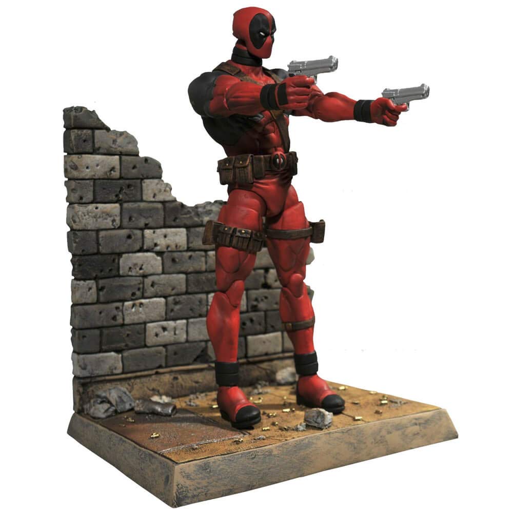 Marvel Select Deadpool Action Figure - Red & Black Superhero Collectible Toy for Display & Play | Perfect for Marvel Fans, Collectors & Gift Giving