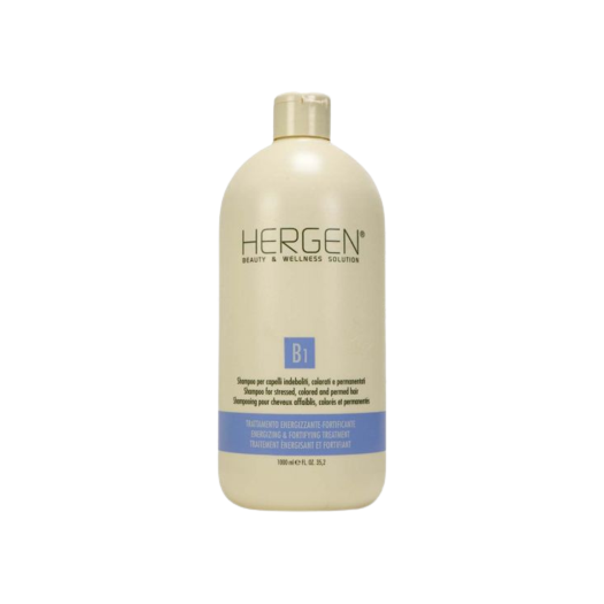 B1 Blue Weakness Hair Shampoo for Damaged Hair - Strengthening & Repairing Formula for Dry, Brittle Hair - Perfect for Daily Hair Care Routine