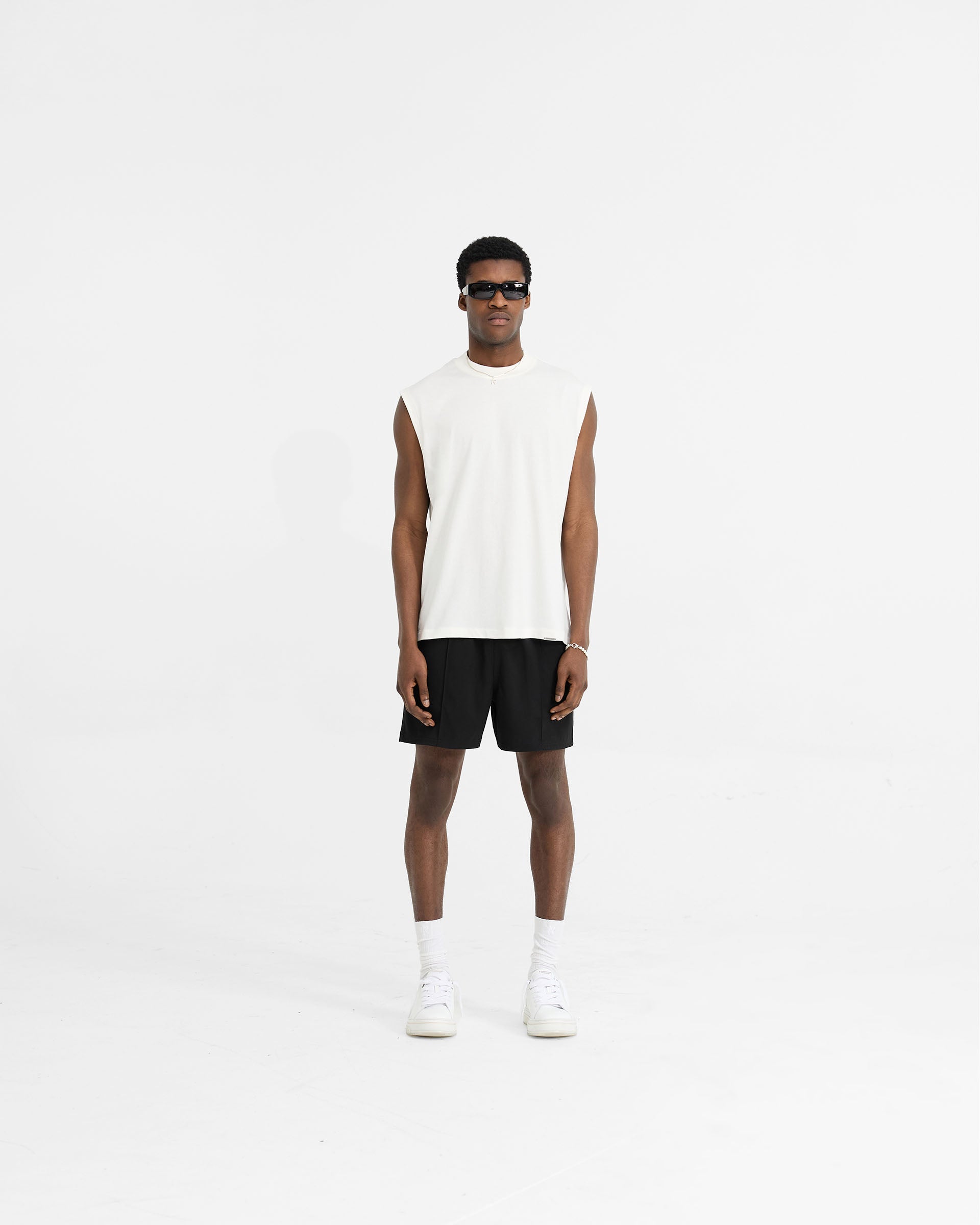 Initial Track Short - Black | Men's Running Shorts for Gym & Outdoor Workouts | Lightweight & Breathable Athletic Wear