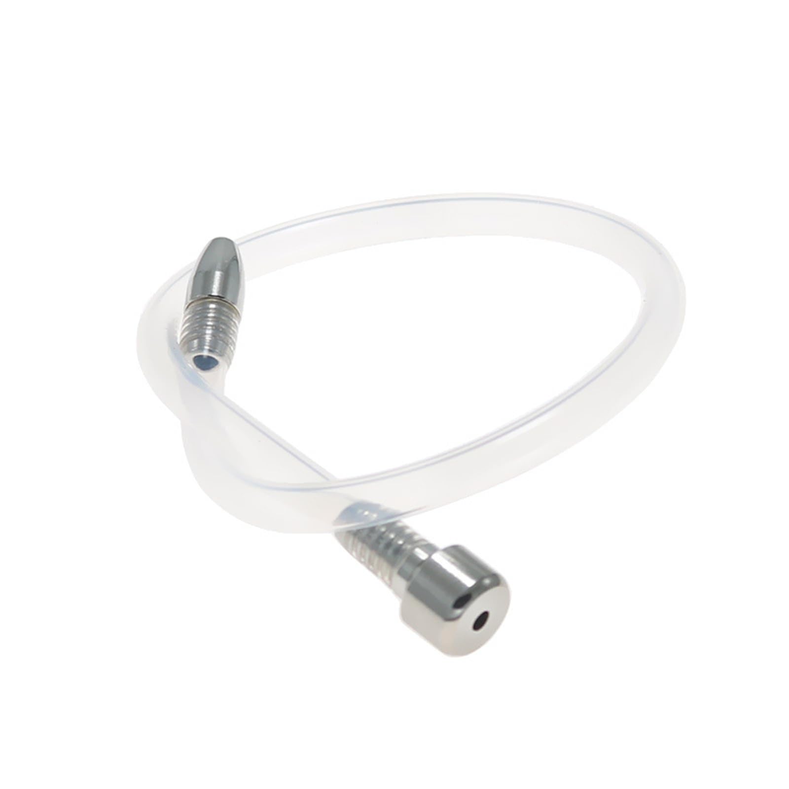 11.81 Inch Extra Long Hollow Transparent Silicone Hose Catheter - Premium Chastity Lock CB Device Accessories for Adult Play & BDSM - Perfect for Sensation Play, Medical Fetish, and Bondage Scenes