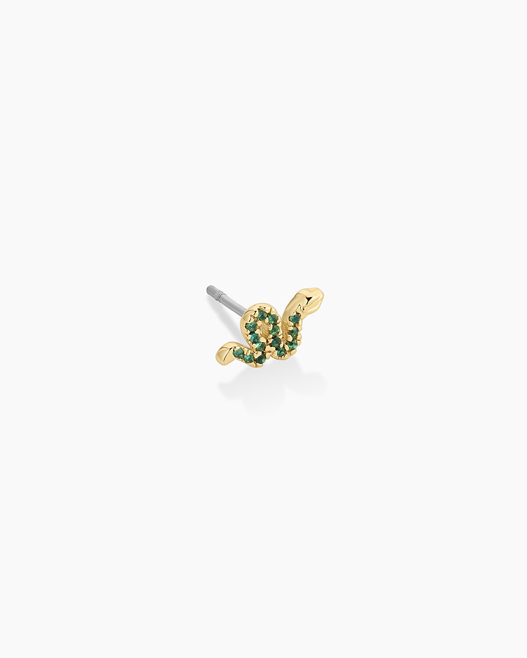 Snake Single Stud Earrings for Women - Hypoallergenic Stainless Steel Body Jewelry - Perfect for Parties, Gifts & Everyday Wear