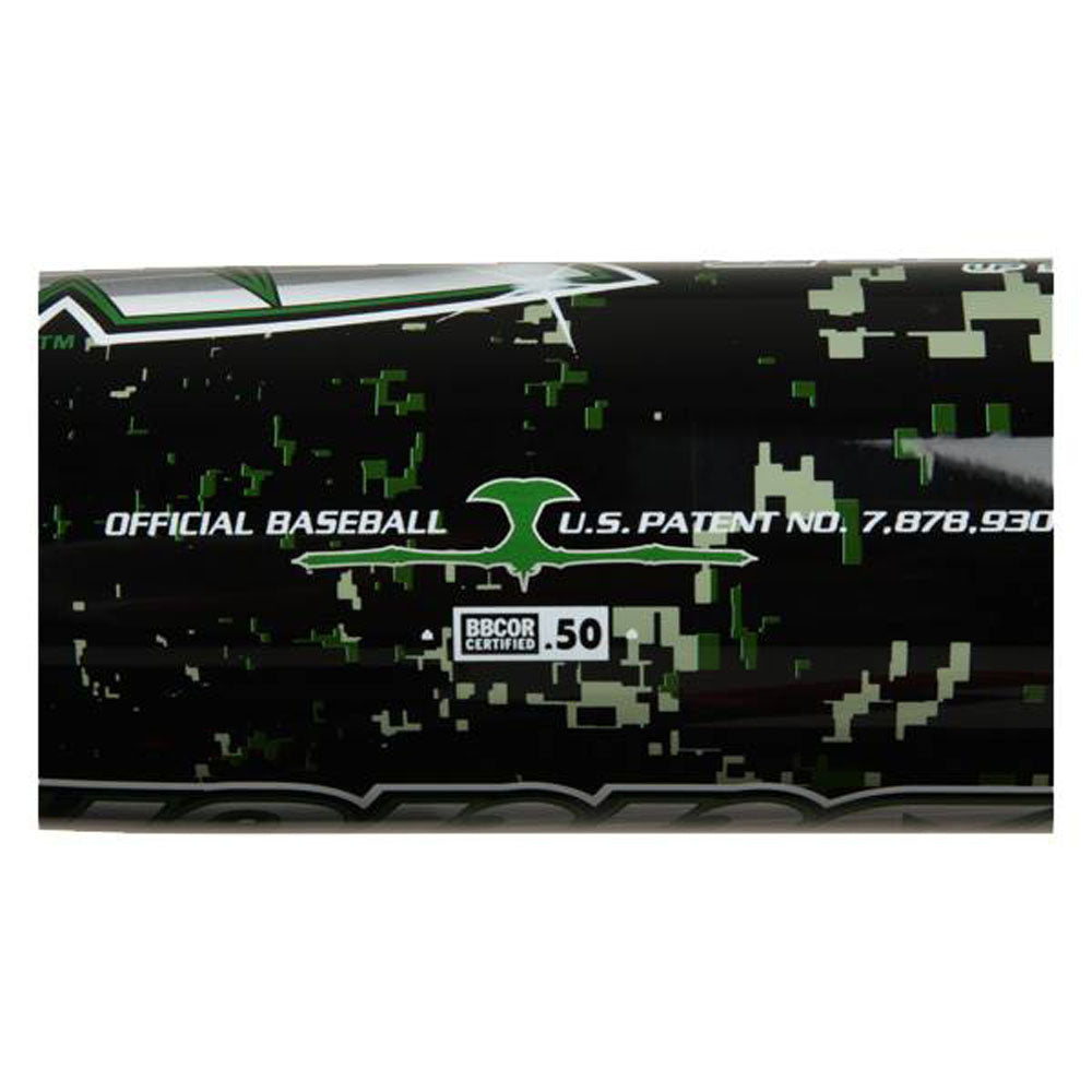 Brand New Baden Axe Element L137 BBCOR Baseball Bat - Black/Green 2 5/8
