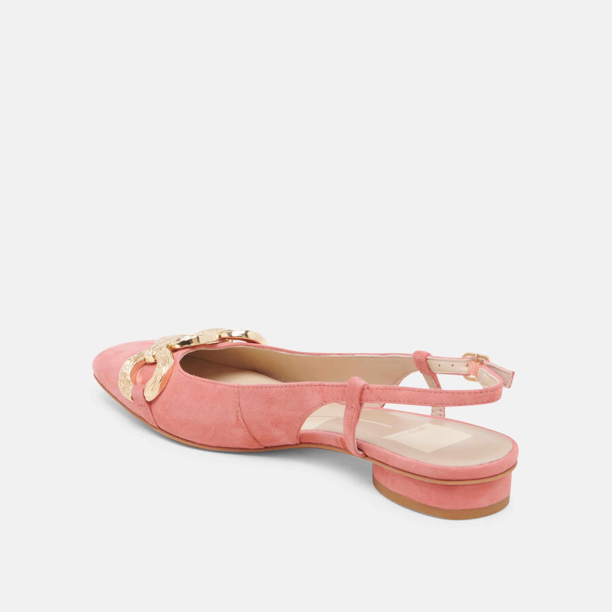 RAMANO FLATS CORAL SUEDE - Women's Comfortable Slip-On Loafers for Work & Casual Wear | Soft Suede Shoes for Office, Travel & Everyday Use