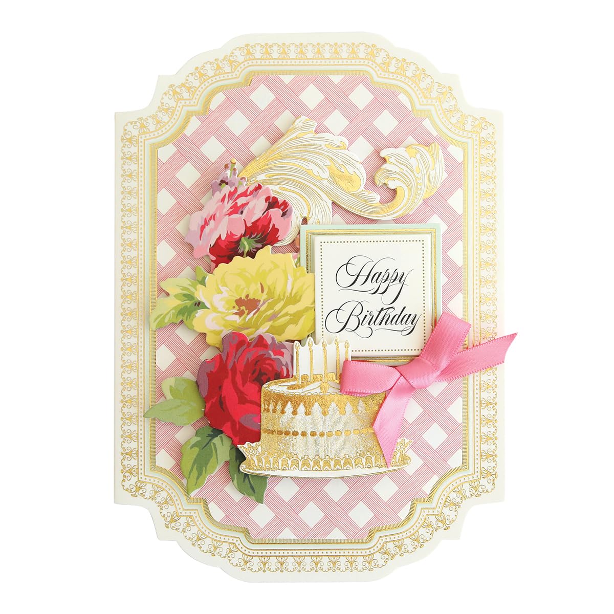 Anna Griffin Simply Birthday Card Kit - DIY 12 Unique Handmade Greeting Cards with Pre-Cut Materials, Embellishments & Satin Ribbons - Complete Step-by-Step Guide - Perfect for Birthday Parties, Crafting Gifts & Scrapbooking Projects