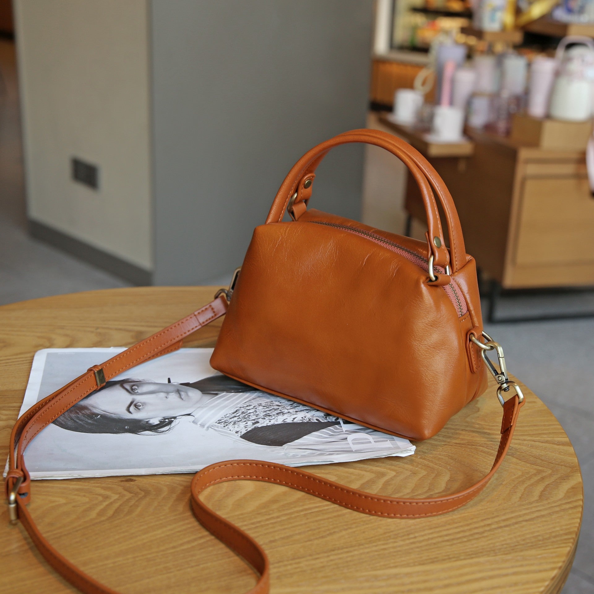 Stylish Women's Leather Satchel Handbag - Perfect for Work, Travel & Everyday Use | Fashionable Crossbody Purse for Ladies