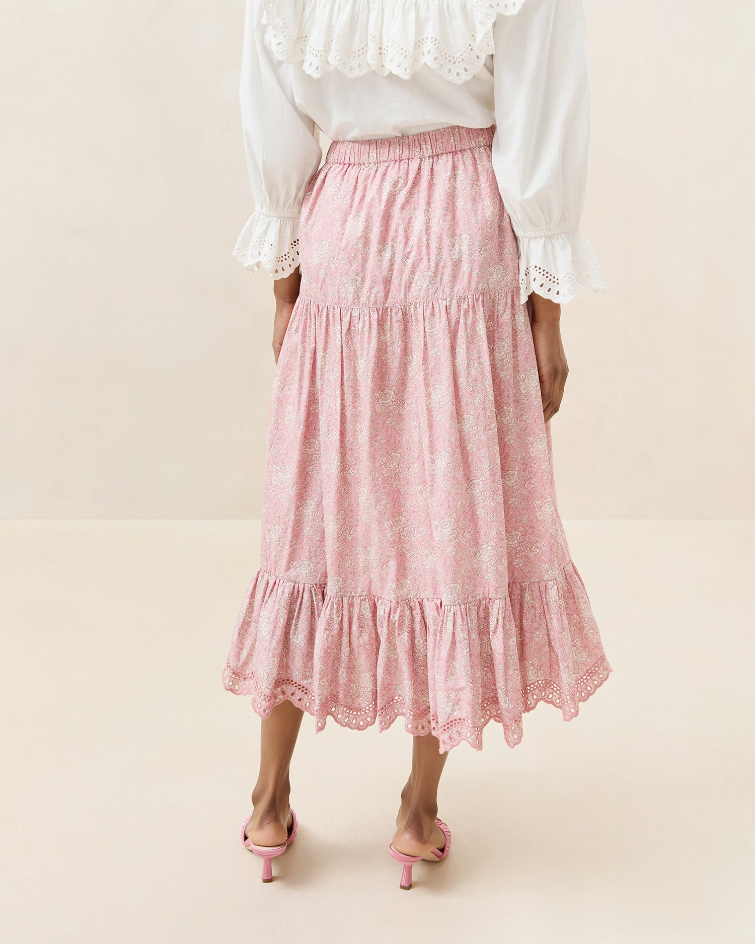 Pink Rosette Floral