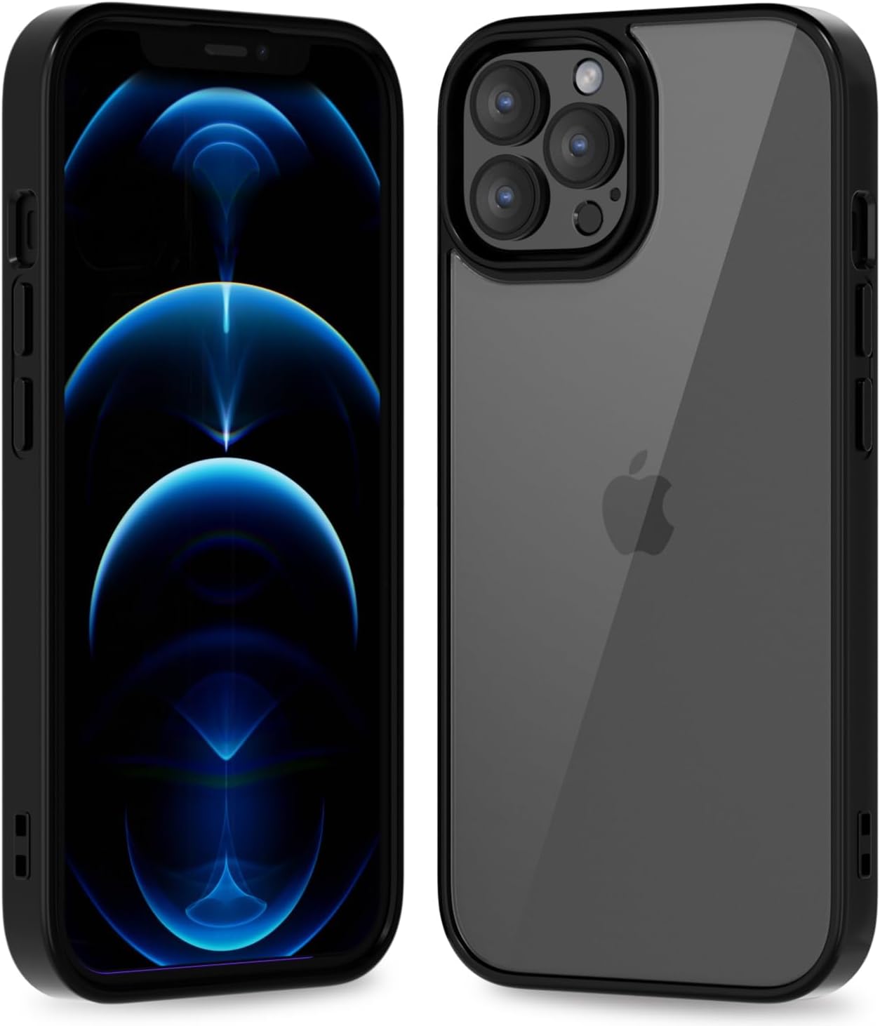 iPhone 16 Pro Case - Clear Hybrid Hard Shell with Soft Silicone Bumper | Non-Yellowing Acrylic | Lightweight Protective Cover for Everyday Use & Drop Protection