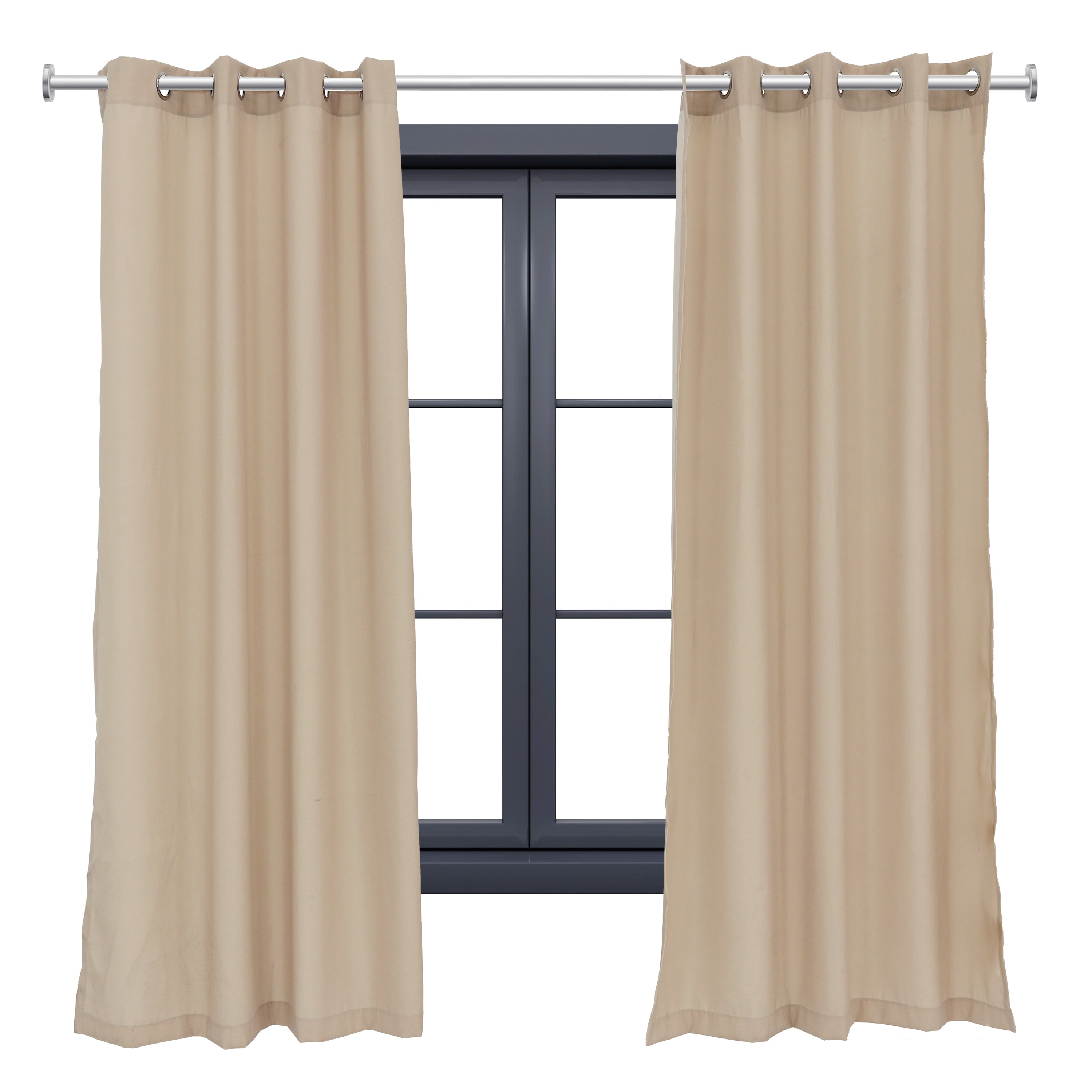 Stylish Sunnydaze Outdoor Curtain Panels for Patio, Deck & Porch - Water-Resistant & UV-Protected Contemporary Design
