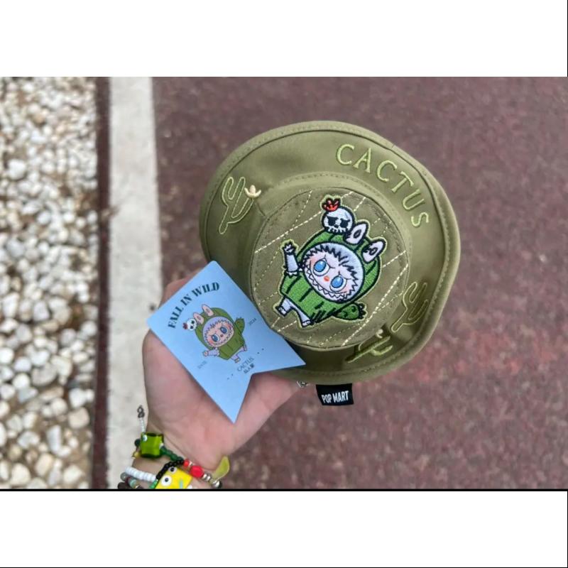 Labubu FALL IN WILD Bucket Hat Mini Bag Blind Box Series - Cactus Design | Collectible Toy for Fans & Fashion Accessory for Outfits