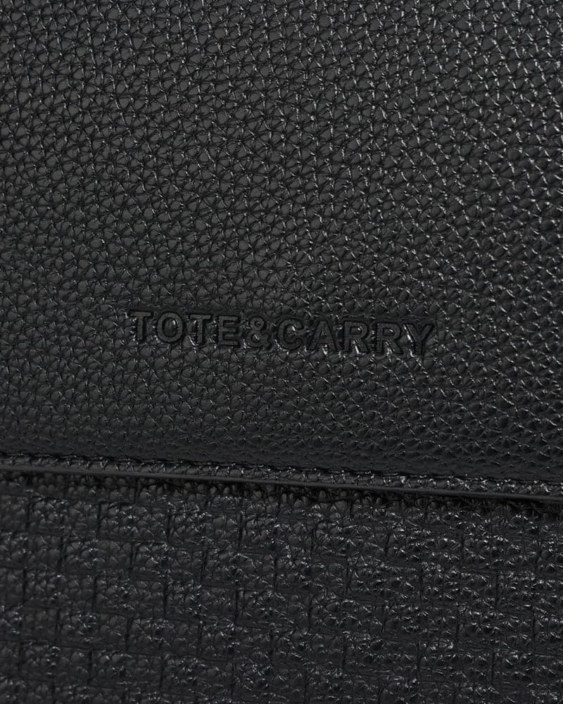 Stylish Black Bodega Crossbody Messenger Bag for Men & Women - Perfect for Travel, Work & Everyday Use