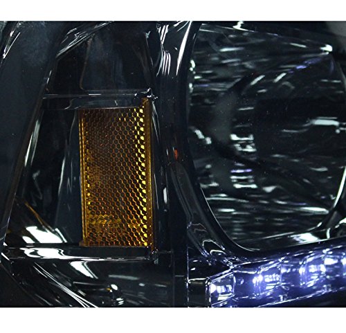 Smoke LED DRL Strip Headlights Compatible with 2006-2010 Dodge Charger - Bright Daytime Running Lights for Enhanced Visibility & Style