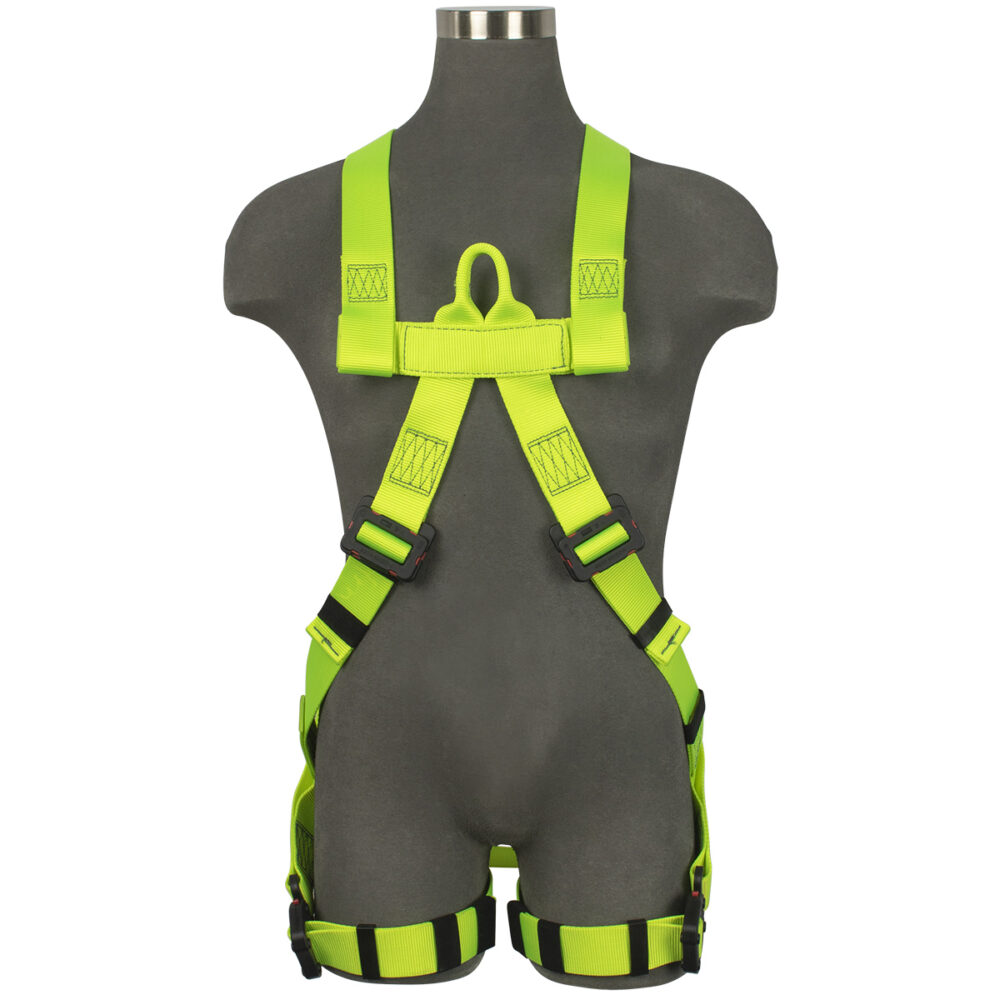 Arc Flash Full Body Harness with Soft Dorsal & Sternal Loop - DE MB Torso & DE QC Legs for Electrical Safety Work - Ideal for Utility Workers, Electricians, and Industrial Maintenance