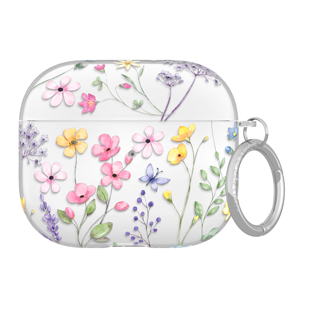 Enchanted Floral AirPod Case - Elegant Protective Cover for AirPods 1/2/3/Pro - Cute Flower Design for Women & Girls - Perfect for Daily Use, Travel & Gift Giving