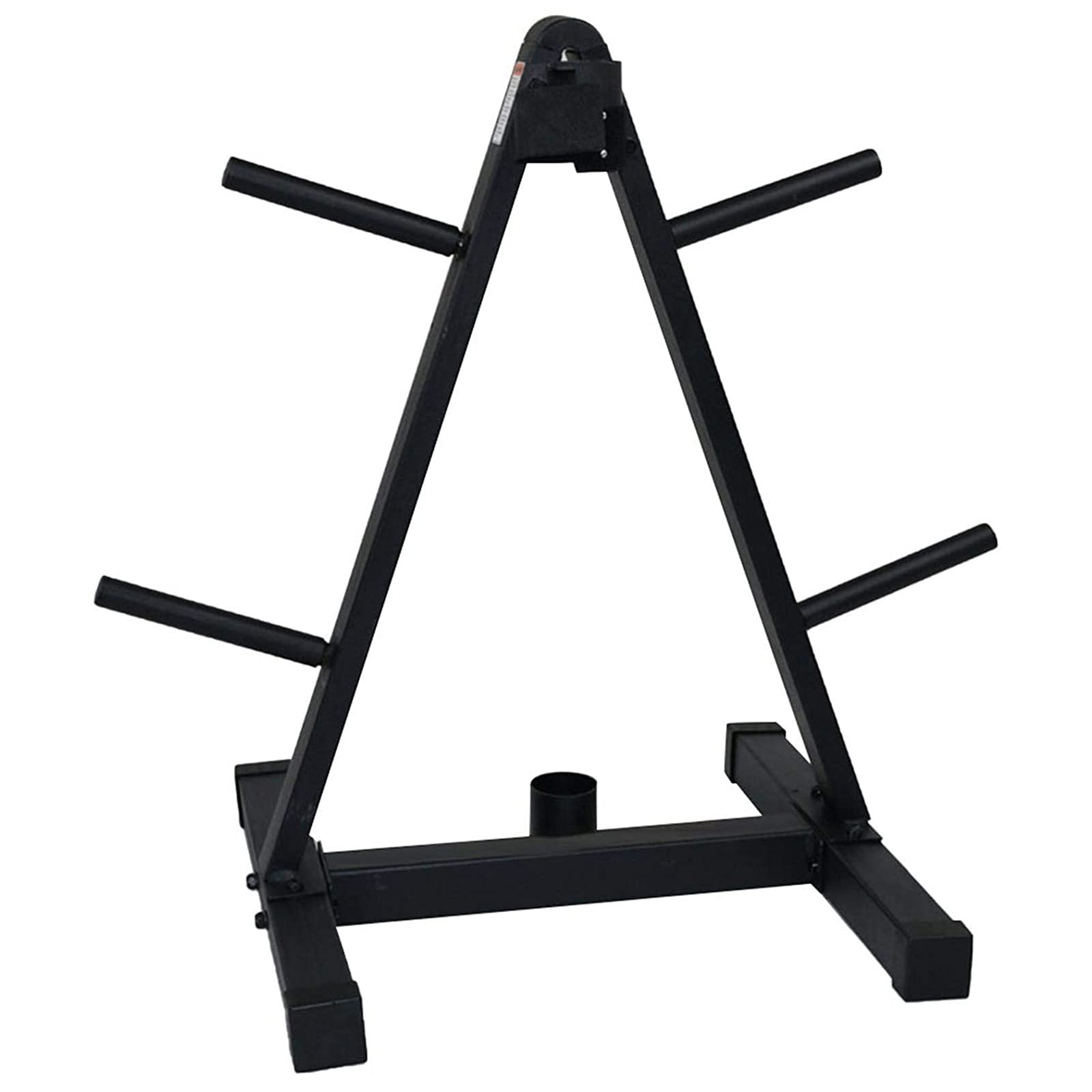 **Heavy Duty Weight Plate Rack - A-Frame Barbell & Dumbbell Storage Stand for Home Gym, Strength Training Equipment Organizer - Perfect for Garage, Home Office & Fitness Enthusiasts (Black, 341 lbs Capacity)**
