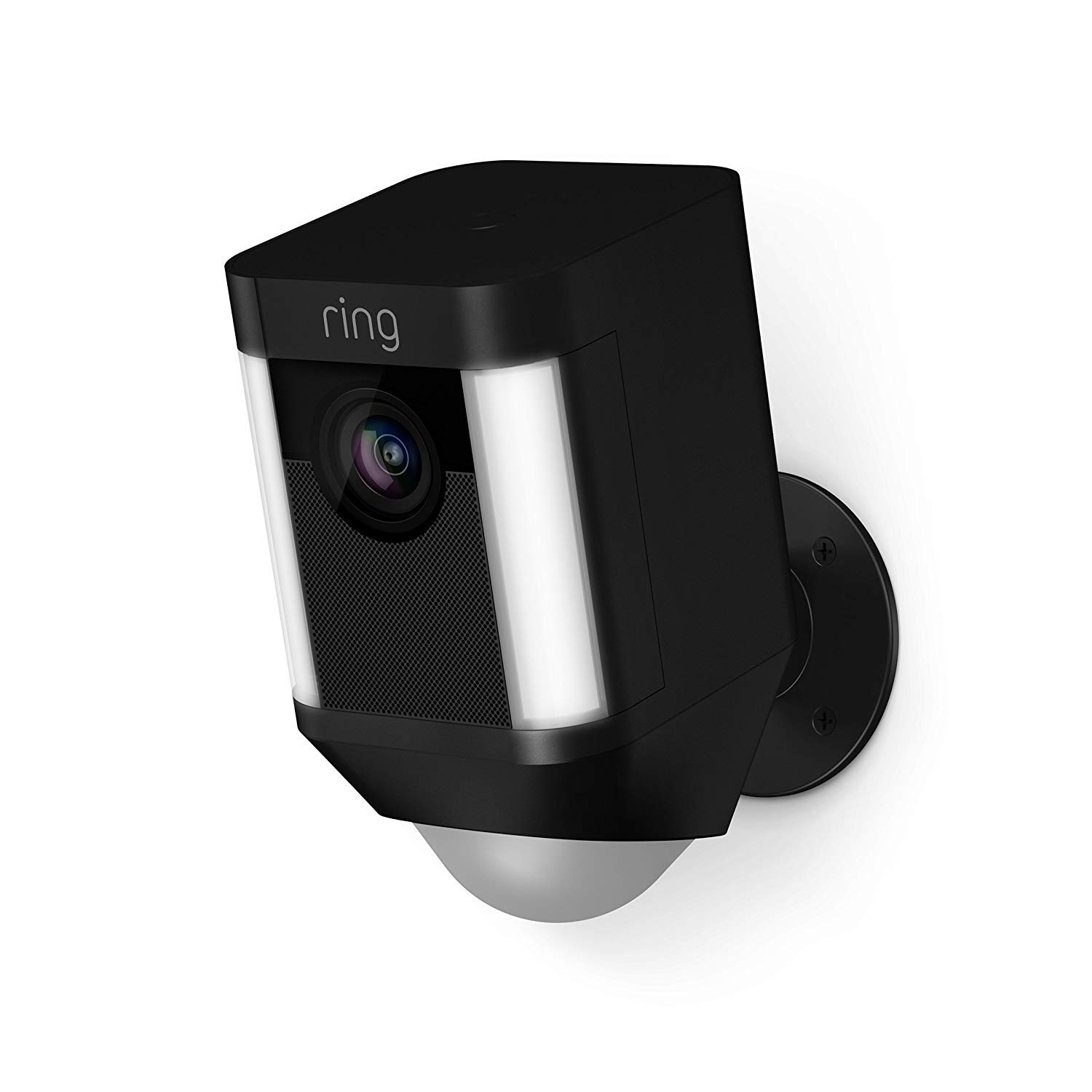 Certified Refurbished Ring Spotlight Cam Battery HD Security Camera - Wireless Outdoor Camera with Motion Detection, LED Spotlight, Siren Alarm & Two-Way Talk | Weatherproof Battery-Powered for Home Security | Perfect for Front Door, Backyard & Garage Monitoring (Includes 30-Day Ring Home Trial)