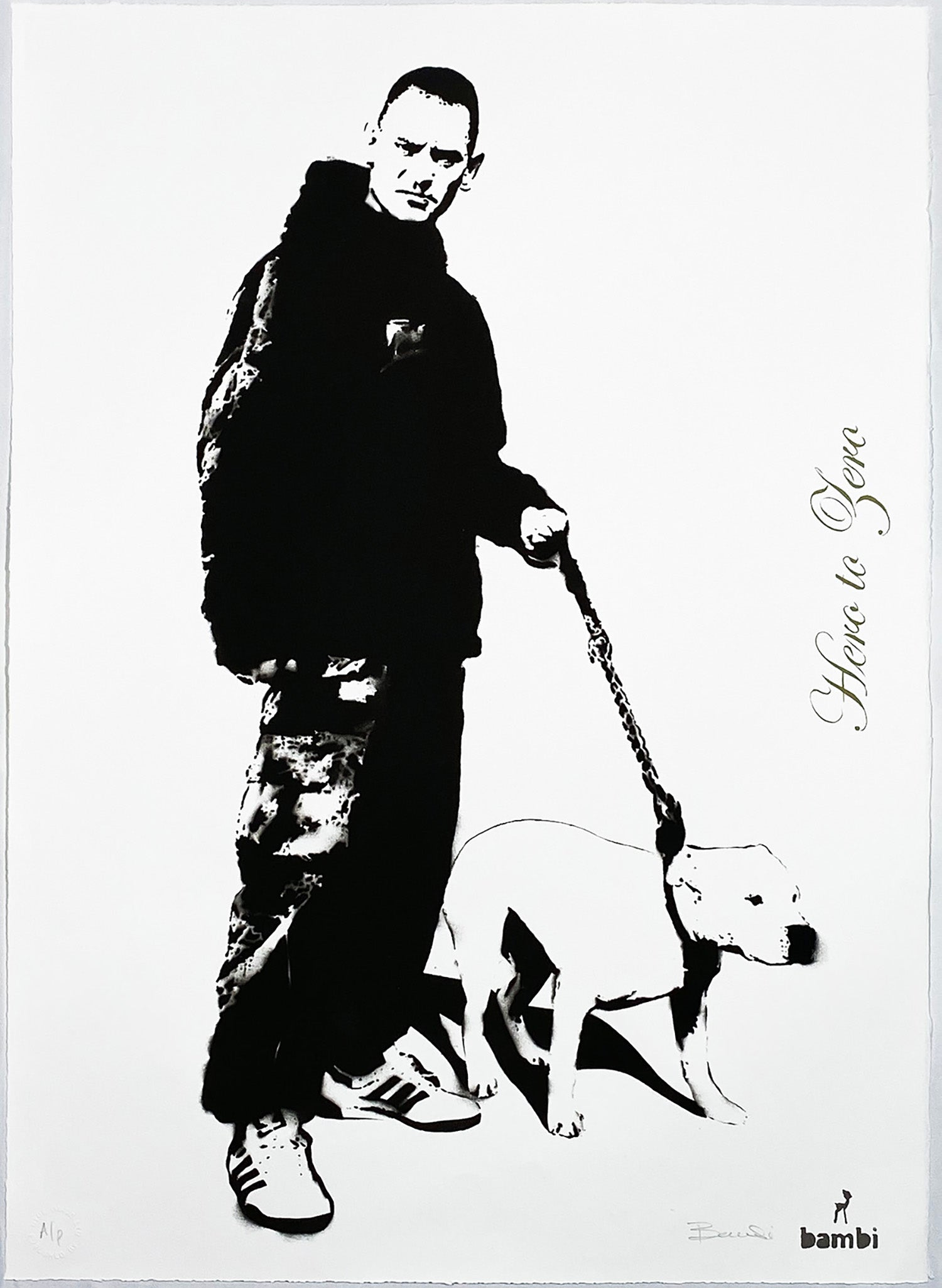 BAMBI 'Hero to Zero' (2013) RARE AP Screen Print - Limited Edition Disney Art for Home Decor & Collector's Display