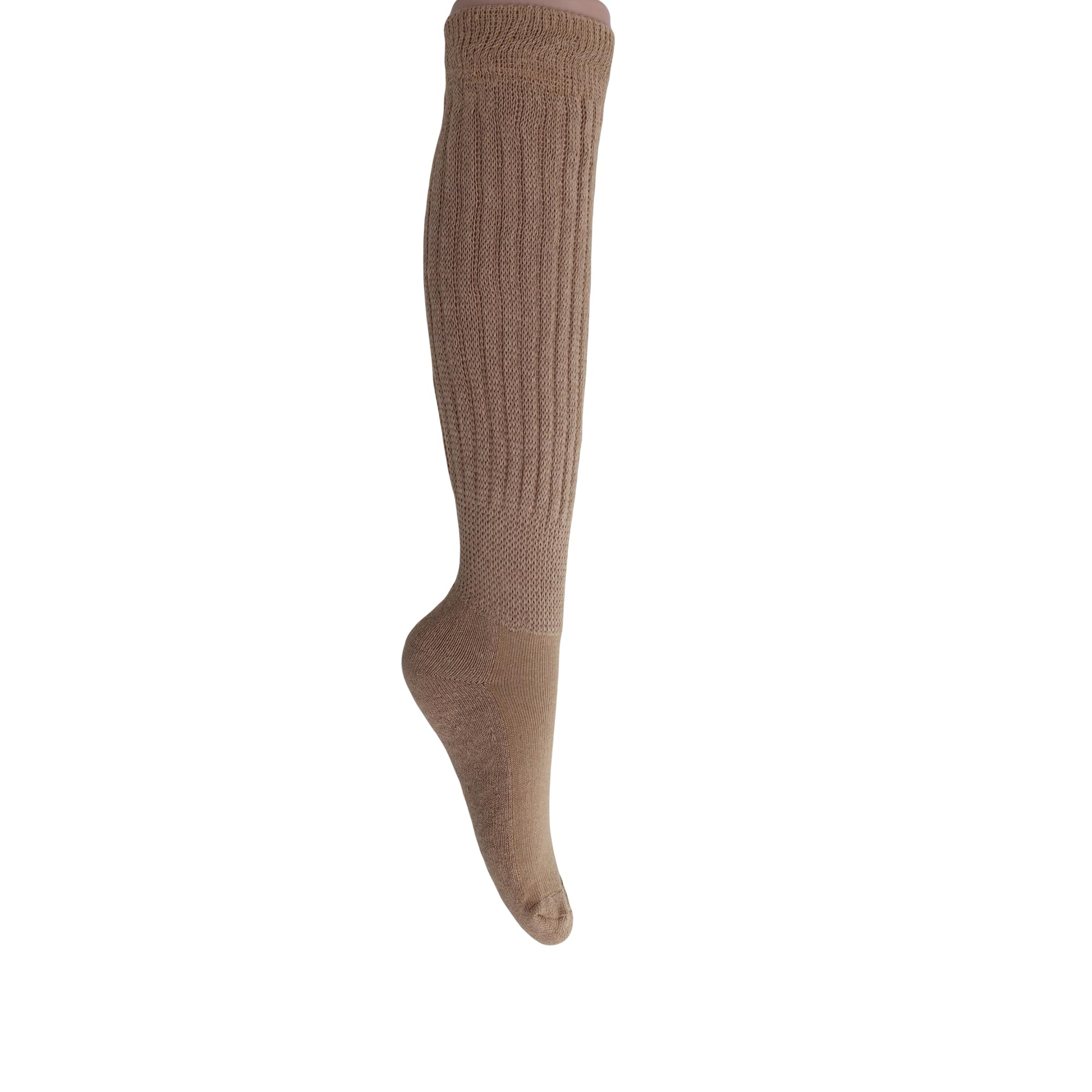 American Made Slouch Socks - Extra Long Cotton Scrunch Knee High Heavy Socks for Women & Men | Cozy Winter Wear, Lounge Socks, Fashionable Cold Weather Accessory