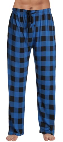 Blue Buffalo Plaid Polyspandex