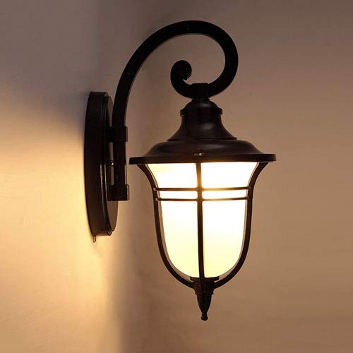 Vintage Waterproof Outdoor Wall Lanterns - Modern Garden Aisle Sconces for Porch, Courtyard & Corridor Lighting - Durable Exterior Wall Lamps for Residential Entrance Decoration - Perfect for Patio, Deck and Pathway Illumination