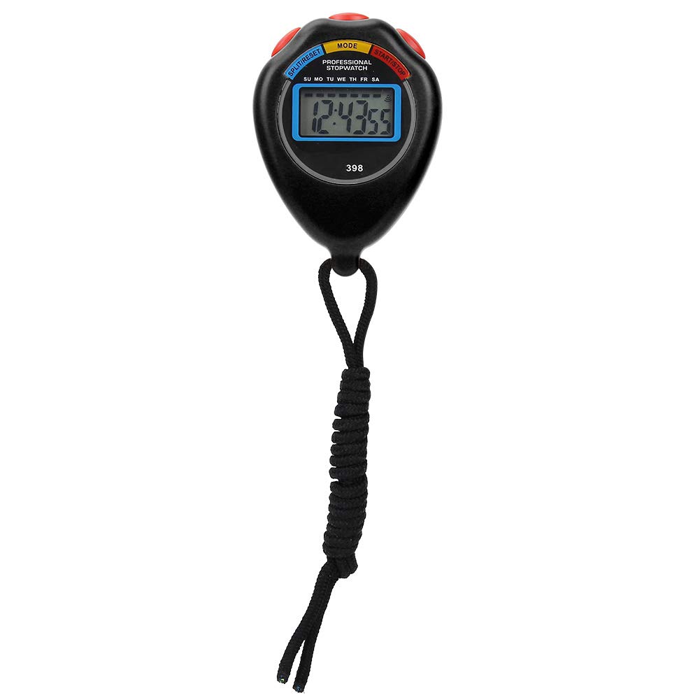 Professional Digital Stopwatch Timer - Sports Stopwatch with Large Display for Racing, Running, Swimming | Track Workouts, Training Sessions & Competition Timing