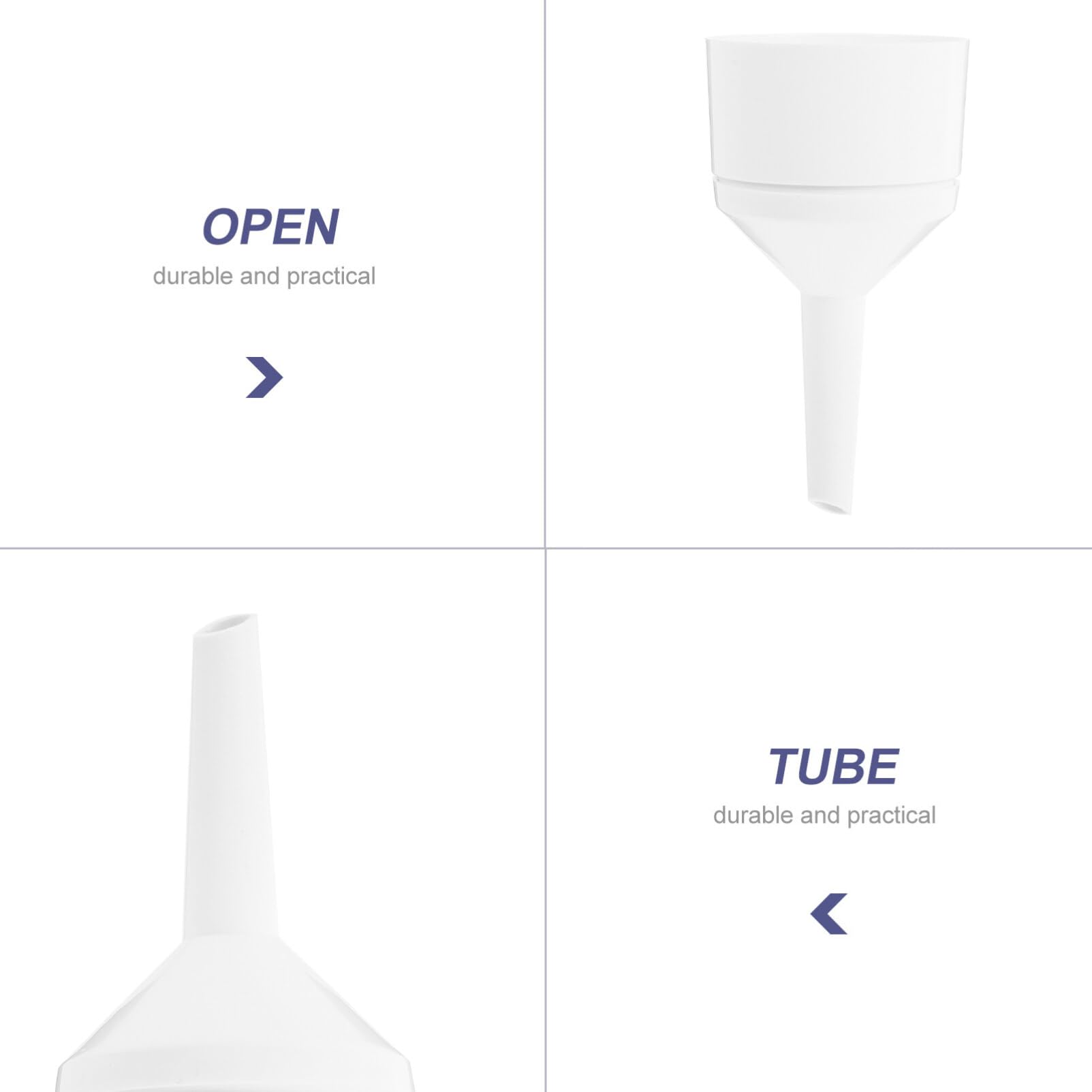 Premium Buchner Funnel Set - White Plastic Filter Funnel with Buchner Filter Paper for Lab, Home Brewing & Juice Extraction | Scientific Filtration Equipment for Chemistry Experiments & DIY Projects