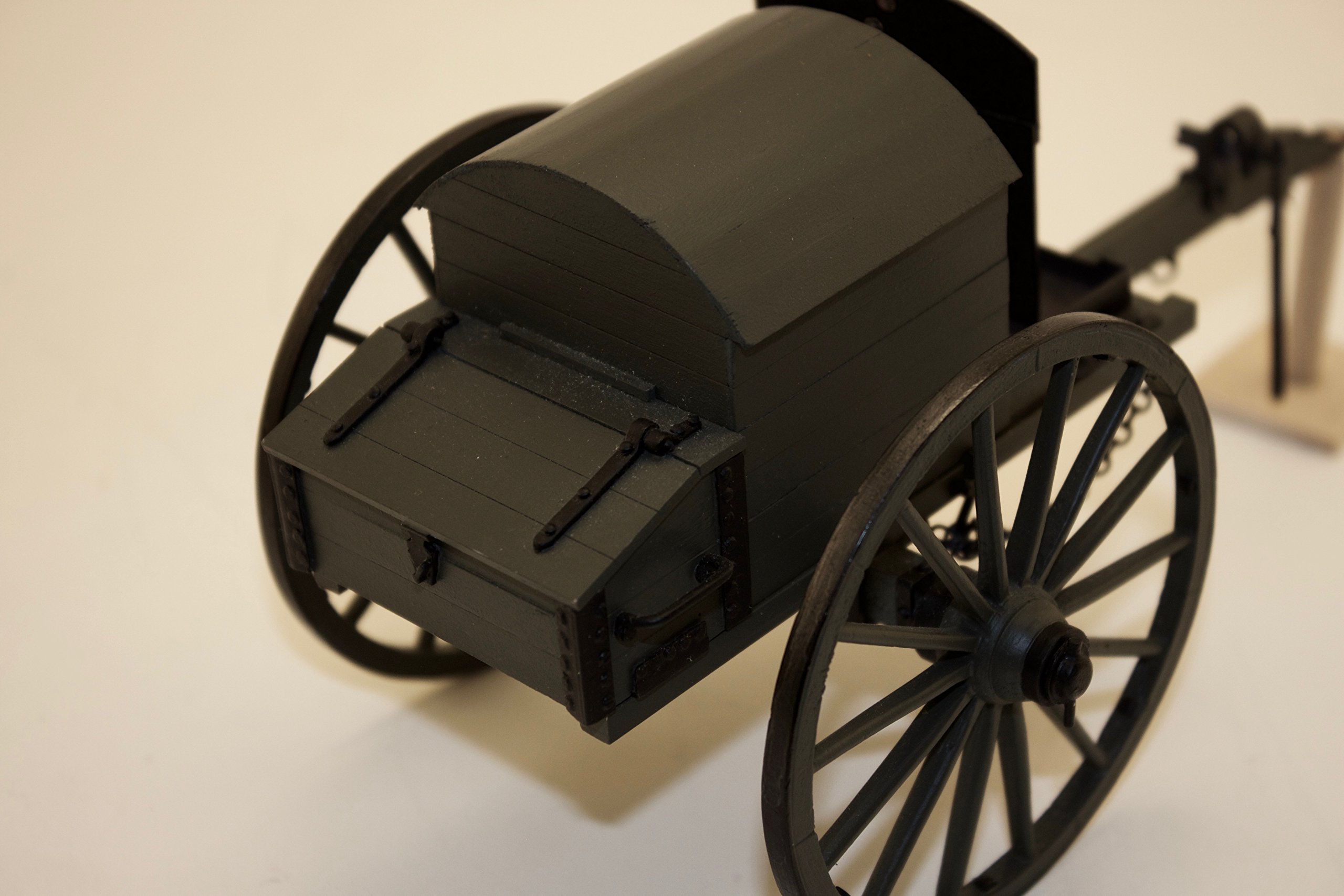 1:16 Scale Civil War Battery Forge Caisson Ammunition Carriage Model - Historical Military Display & Wargaming Scenery for Collectors and Enthusiasts