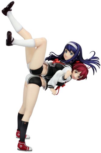 Vivid Red Color Operations Akane and Aoi Futaba 1/8 Scale PVC Anime Figure by Griffon - Perfect for Anime Collectors, Display Shelves, and Gift Giving